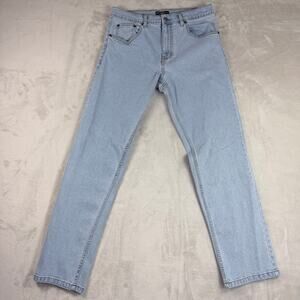ARCHITECT Men’s Light Wash Slim Straight Leg Denim Jeans Size 32x32
